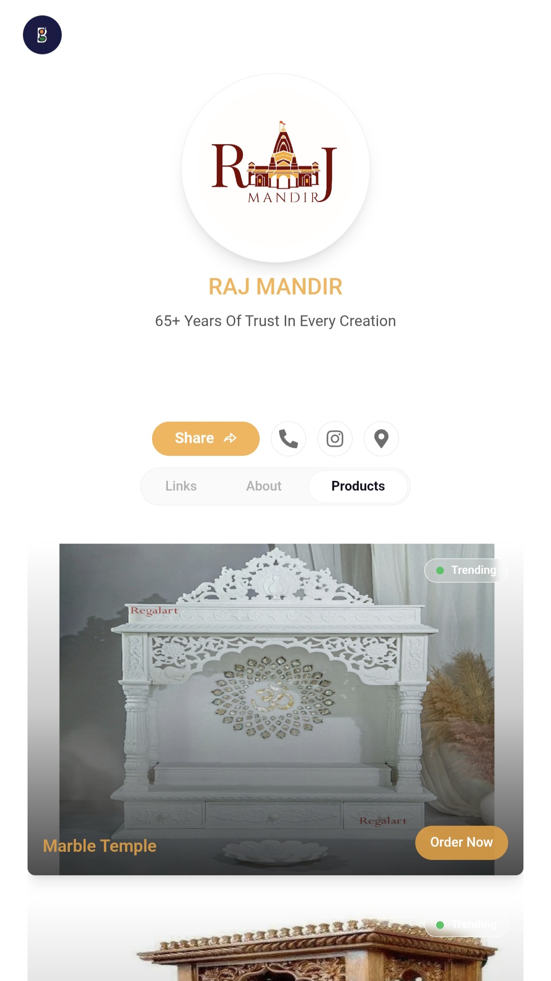 TapTrue QuickPage